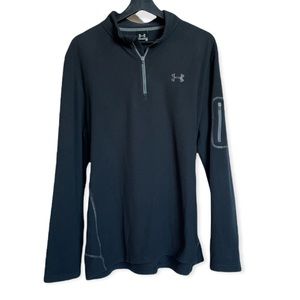 Under Armour Men’s Fleece Pullover - Black - XL